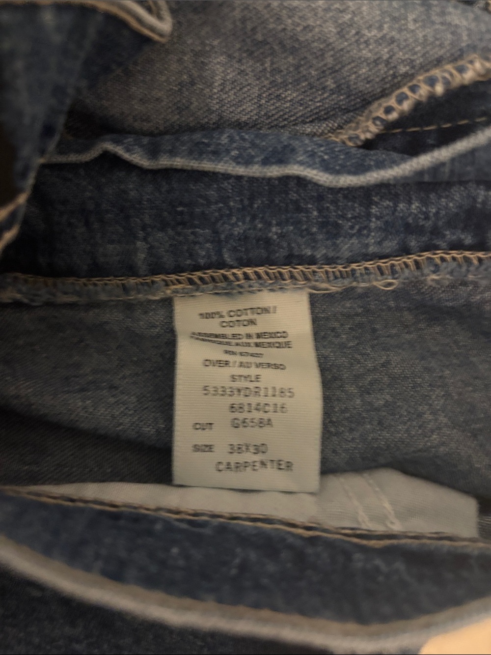 Vtg Polo Jeans Co Ralph Lauren New Carpenter Logo Patch Jeans,38x30 - Picture 7 of 7